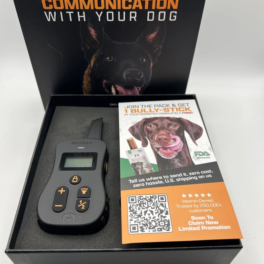 Ultra K9 Dog Training Collar, 124 Levels for Reactive, Stubborn or Hard-to-Tr...
